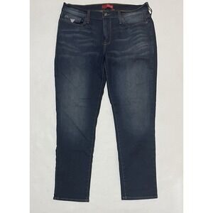 Guess Jeans Mens 36 X 30 Brit Rocker Slim Fit Tapered Blue Stretch Dark Wash